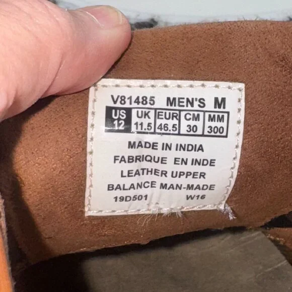 Rockport Hydro-Shield Waterproof Men's Oxford Leather Shoes Sz 12 Brown - Picture 12 of 12